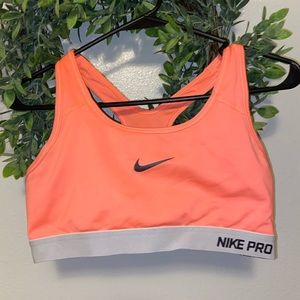 Coral and gray Nike sports bra!